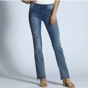 Driftwood Boot Cut Kelly Pink Strawberry Jeans 31x33